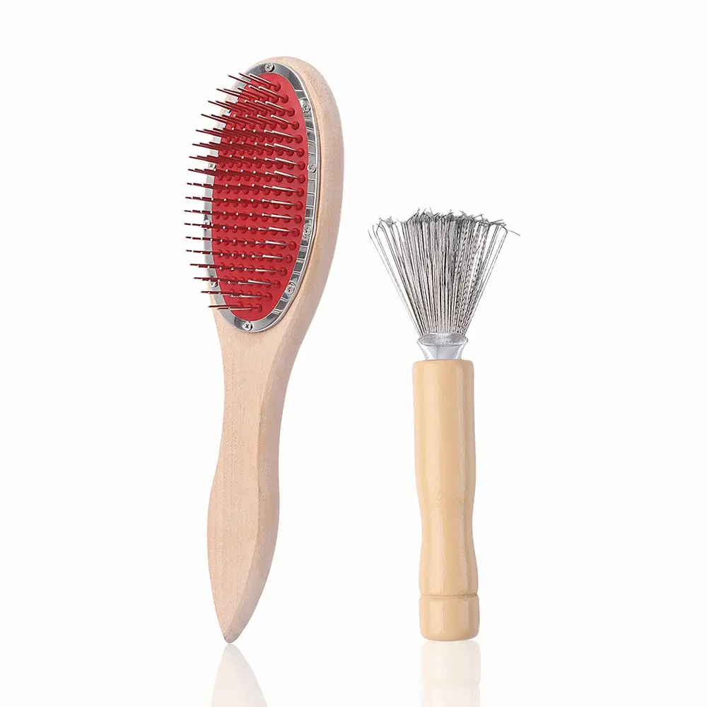 Professional Wig Brush & Cleaning Claw, Anti-Static Steel Comb, Ideal for Knotting and Hair Extension Training, Generic Hair Wig Brush, Weave Hair Brush