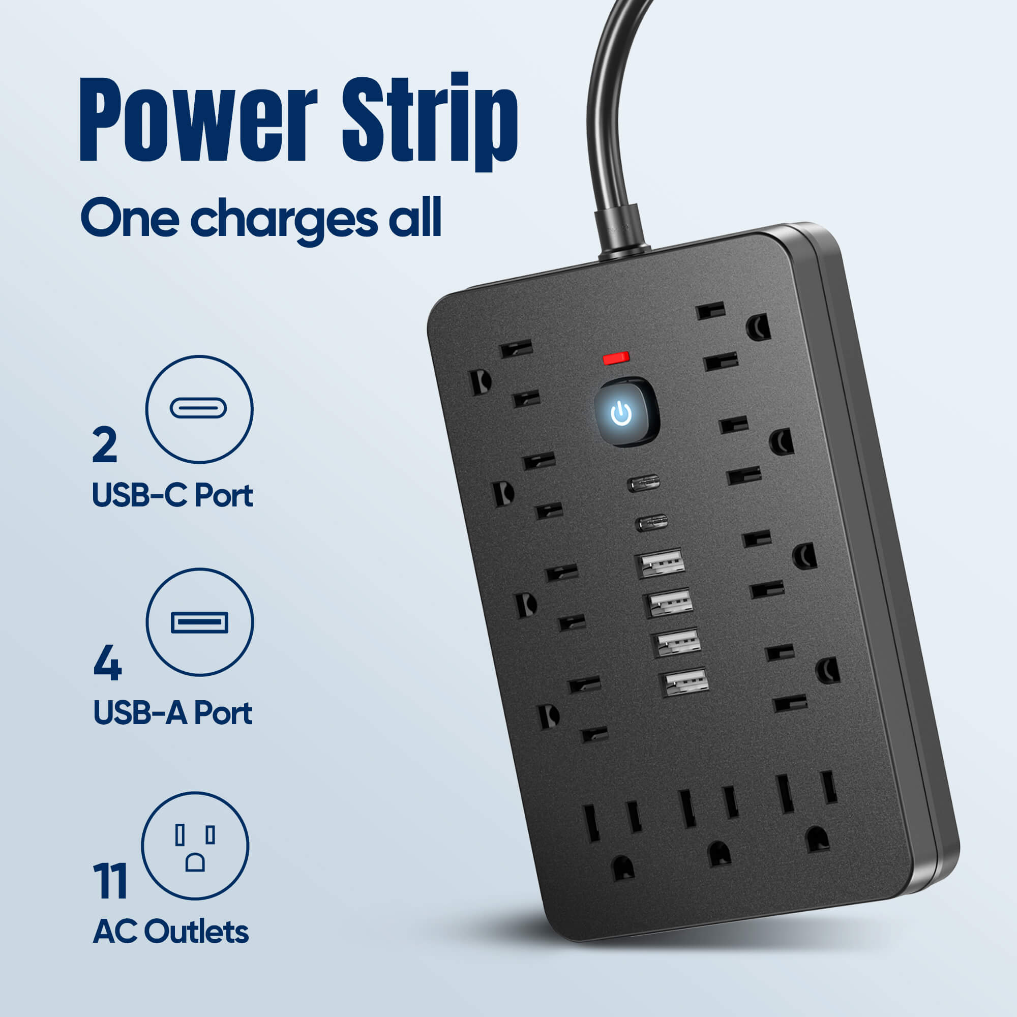 Power Strip Wall Mount