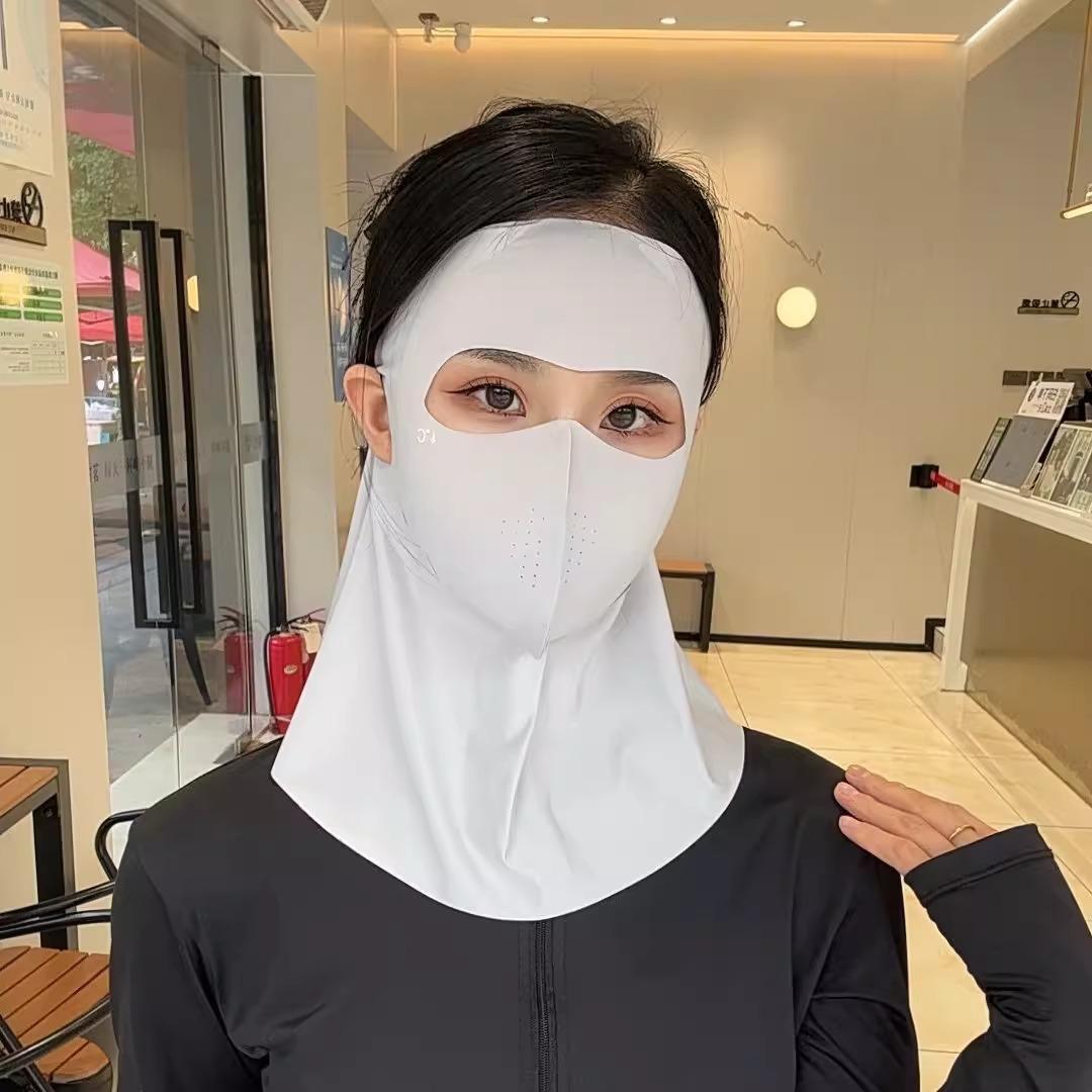 UV Face Cover Mask UPF 50+ Women Summer Face Covering Outdoor Cycling Hiking