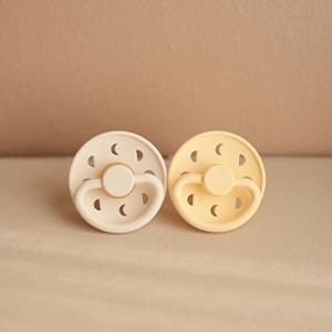 SilkySoft Silicone Baby Pacifier 4-Pack Snowflake Dream |   Made in Denmark |   BPA-Free (0-6 Months)