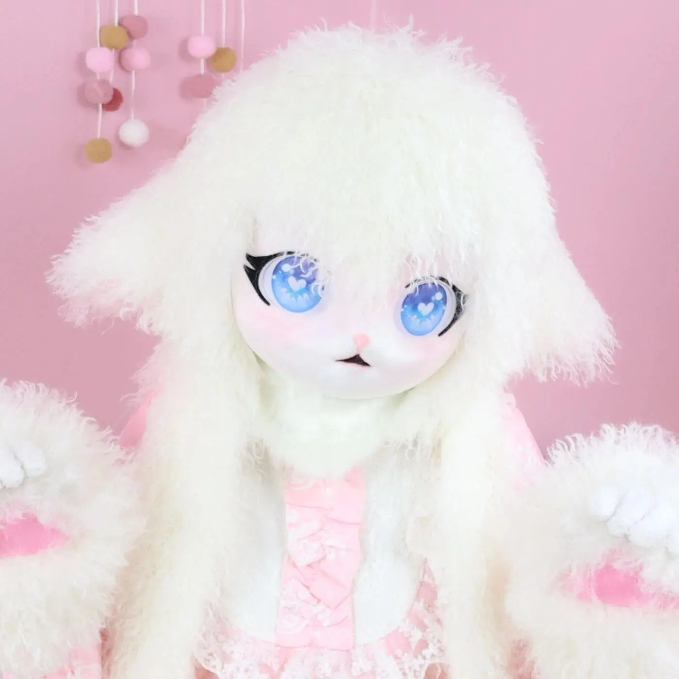 Fursuit Cosplay Furry Costume Head Base Comiket Furry Kig Kigurumi Animal Sheep Rabbit Doll Beast Mask Cosplay Costume Gift