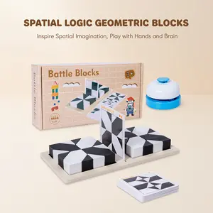 Educational Hidden Building Block Puzzle Toy, Cultivates Children's Spatial Thinking and Imagination Skills, Parent-Child Interactive Tabletop Game
