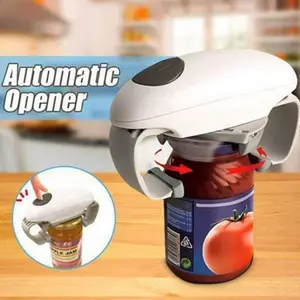 Automatic Electric Can Opener, Bottle Opener, One-Button Operation, Time-Saving, Smooth Edge, Battery Powered, Perfect Gift for Holidays