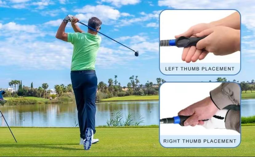 Golf Grip Trainer Attachment - Perfects Your Swing with Consistent Hand Placement, Adjustable Trainer for Customized Fit - Ideal for Golfers of All Skill Levels, Improves Overall Game Performance Golf Grip Trainer Attachment - Perfects Your Swing with Consistent Hand Placement, Adjustable Trainer for Customized Fit - Ideal for Golfers of All Skill Levels, Improves Overall Game Performance
