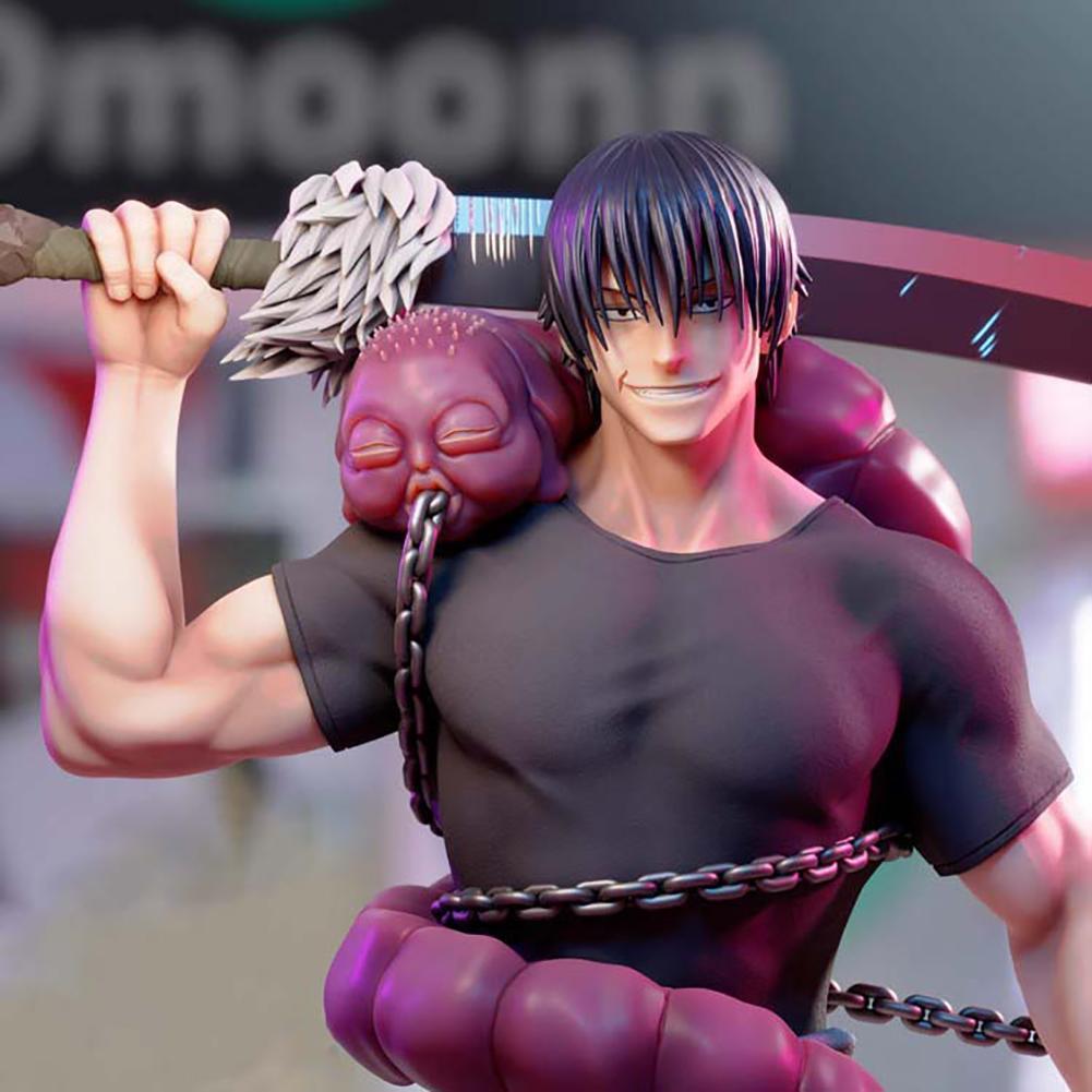 JJK Anime Figure Fushiguro Toji figurine andsome smiling combat standing Action figure Toy Collectible for boys girls Anime gift