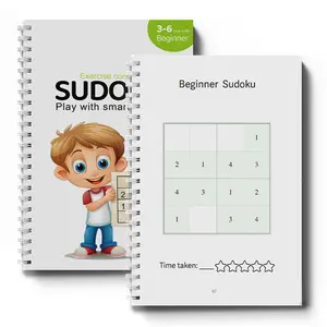 Sudoku Practice Book for Logical Thinking, A Calm Mind Game Workbook to Boost Concentration and Problem-Solving, Screen-Free Daily Reset for Any Space—Desk, Bag, Commute, or Coffee Break