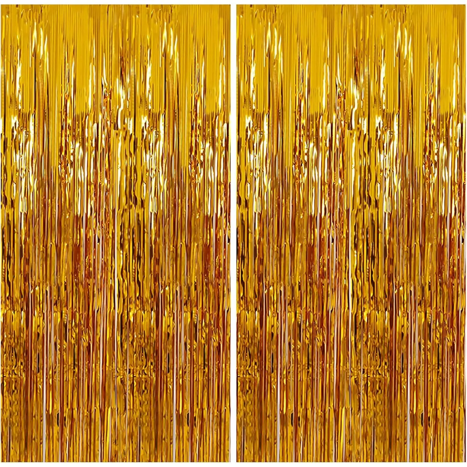 2 Pack  Tinsel Backdrop, 3.28ft X 6.56ft Foil Fringe Curtain, Fringe Backdrop for  Decorations, Birthday, Christmas,   Eve, Photo Booth, Bachelorette, Door Streamers