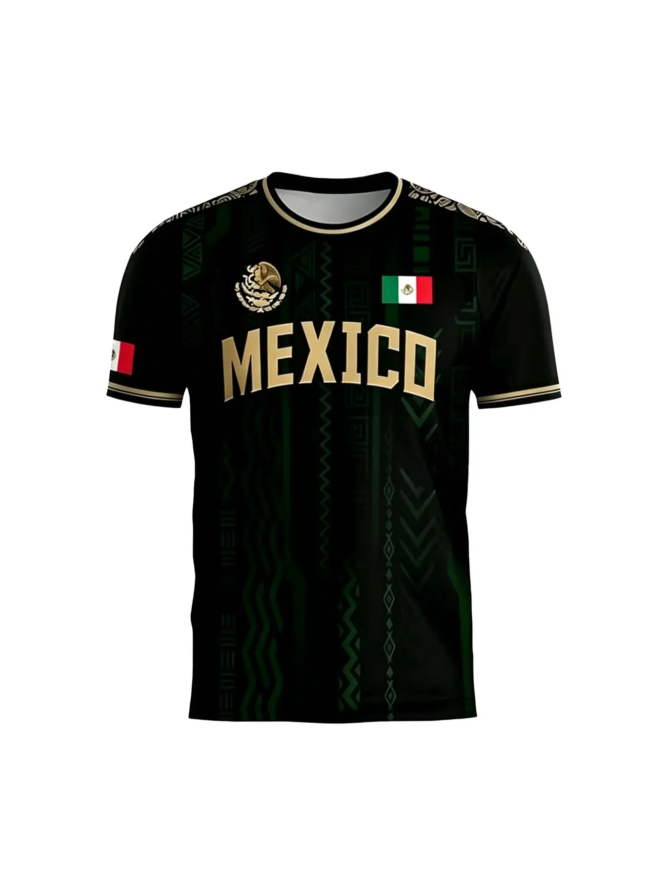 Mexican & Co Men's Football Shirt, a comfortable round-neck T-shirt, perfect for games, training and daily wear