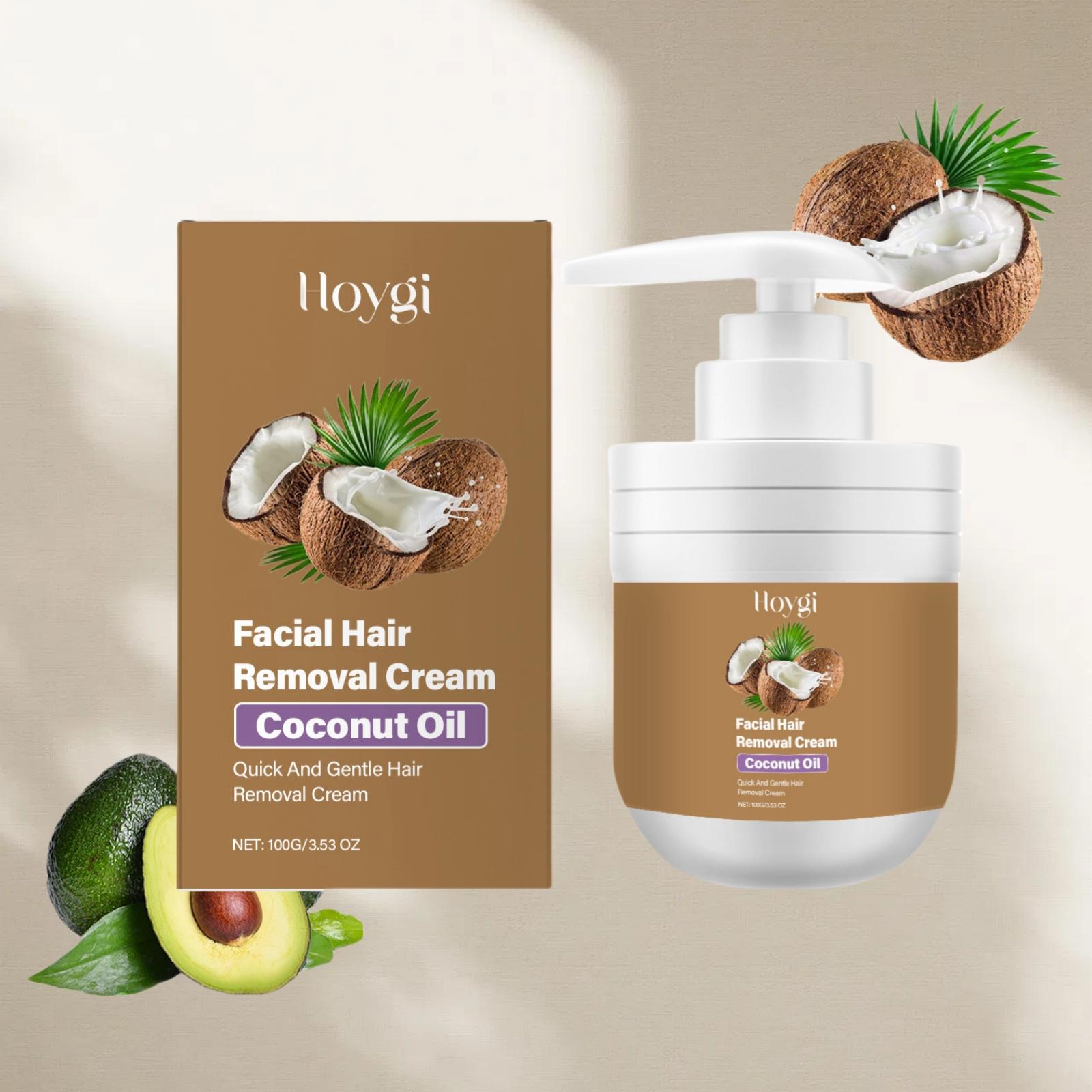 Gentle Coconut Facial Hair Removal Cream 100g, Hair Removal Product ...