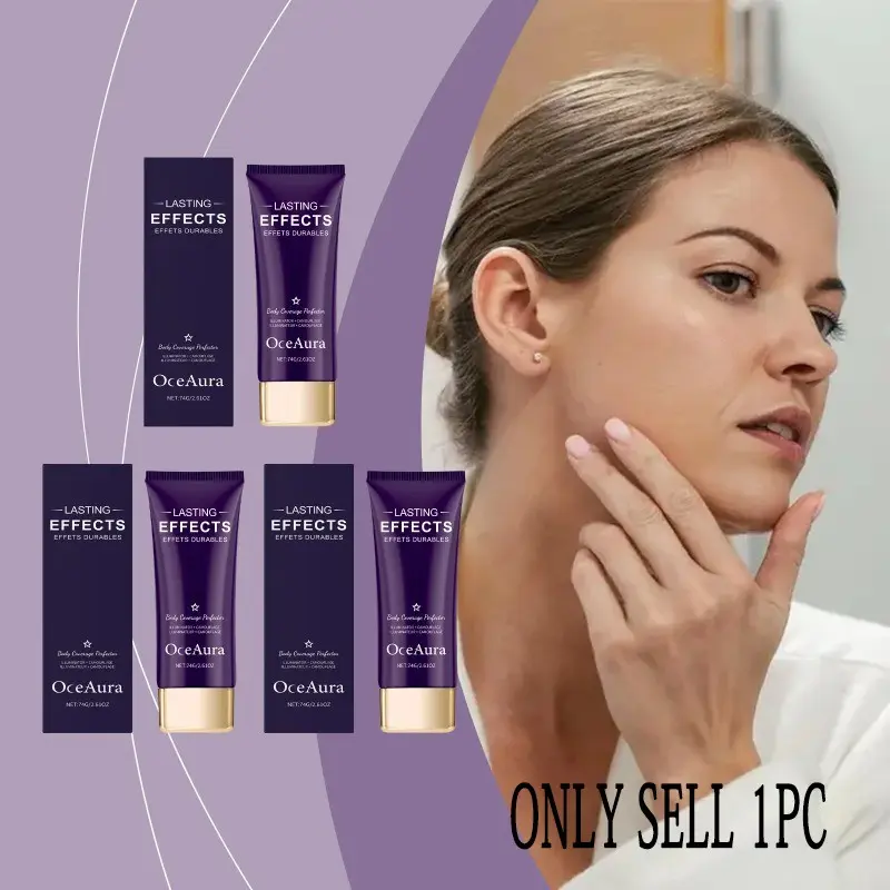 Lightweight Concealer Brightening, Long Lasting Covering, Blemishes Acne Whitening, Oil Control, Soft Moisturizing Foundation Cream