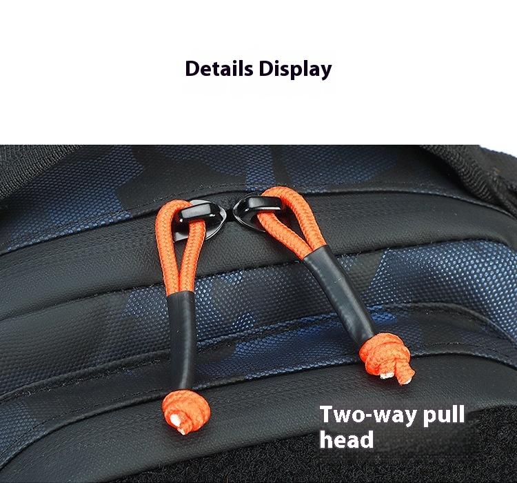 BIGWIG Tactical Sling Tackle Bag Lightweight Fishing Backpack Crossbody Storage Pack for Fishing Gear and Equipment Outdoor Sports Gift for Men SpringStatements