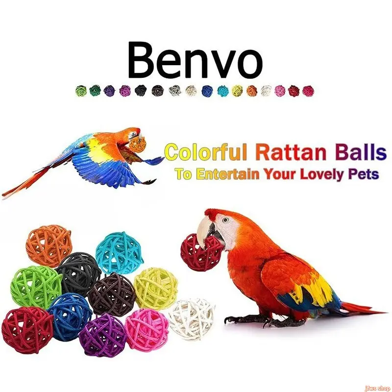 15 Pack 2026 New Handwoven Colorful Rattan Ball Decorative Ornament Home Office Desk Car Natural Scent Diffuser Display Pet Toy Lightweight Durable Versatile 3CM Eco Friendly Artisan Craft Bohemian Style Room Decor Creative Gift US Design