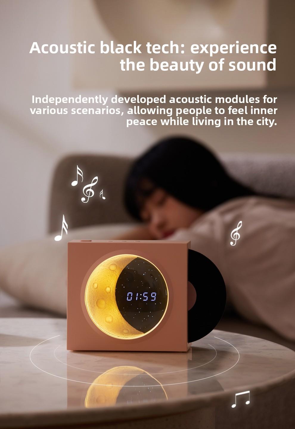 Retro vinyl record player Bluetooth speaker, starry sky light music Bluetooth speaker, creative home desktop speaker