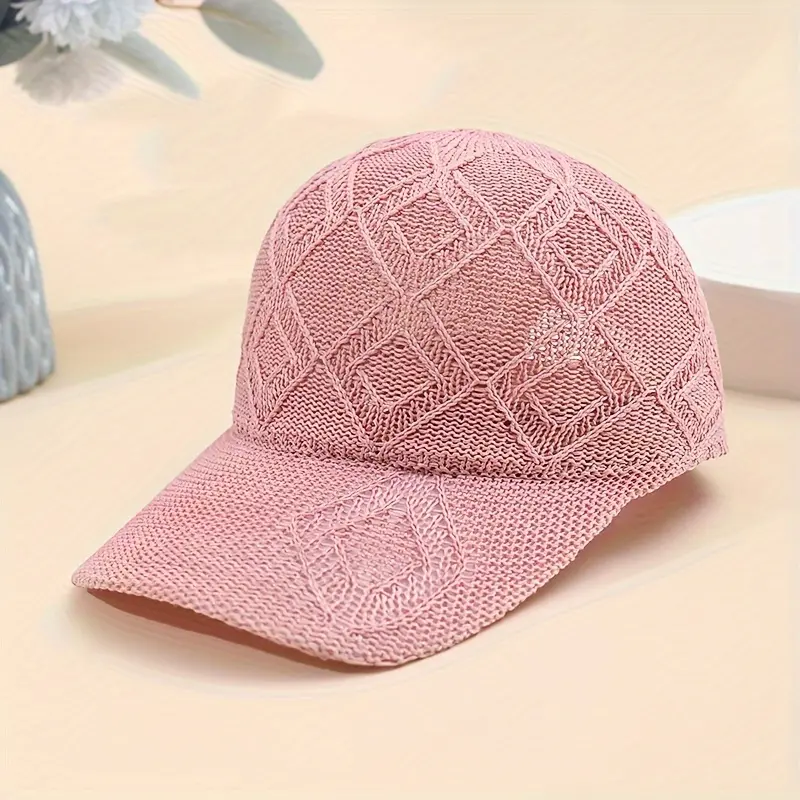 [Large Unisex Cap] Large Unisex Baseball Cap |   1pc Summer Versatile Hat |   Hollow-Out Breathable Mesh Snapback