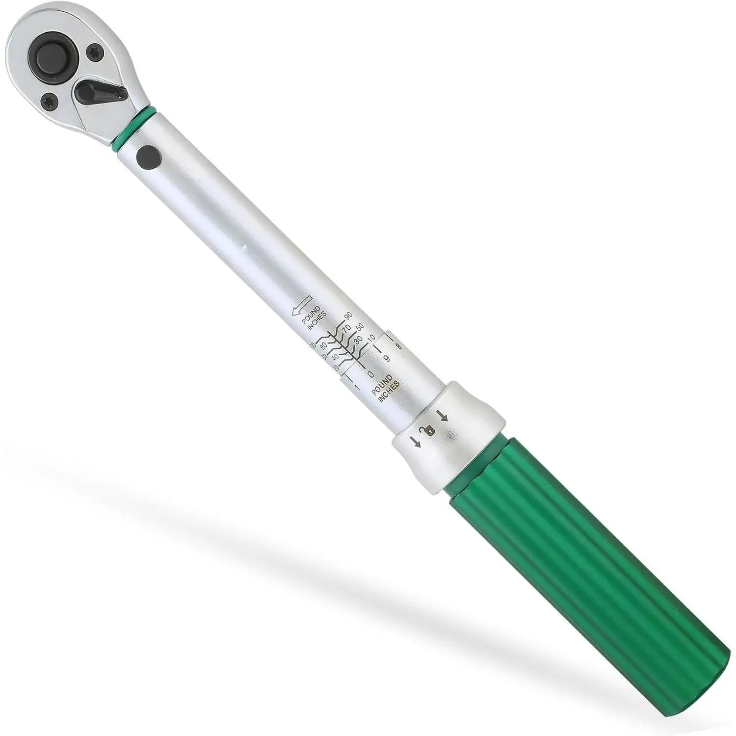 ¼ Torque Wrench with  Lock System - Inch Pound Torque Wrench (10-100 in.-lb.) (1-11 N.m), Professional Mechanic Tool Set Tools for Automotive & DIY, 1/4" Drive
