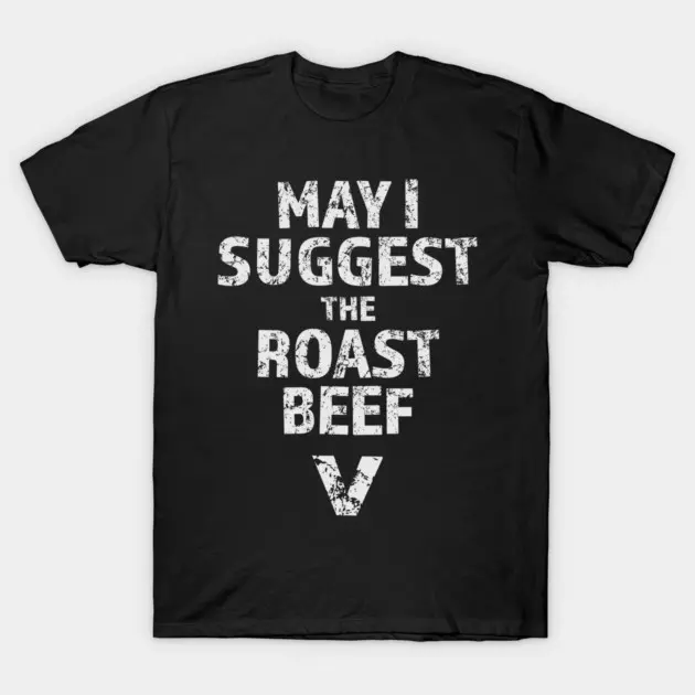 Men's Vintage Roast Beef V Meme Graphic Streetwear T-Shirt - Classic Fashion Casual Short-Sleeve Distressed Text Offbeat Funny Cotton Tshirt, Shortsleeve, Graphic Tees, Regular Fit, Soft, Print, Best Gift, Round Neck, Shopping, Funny Streetwear, Retro, Pa