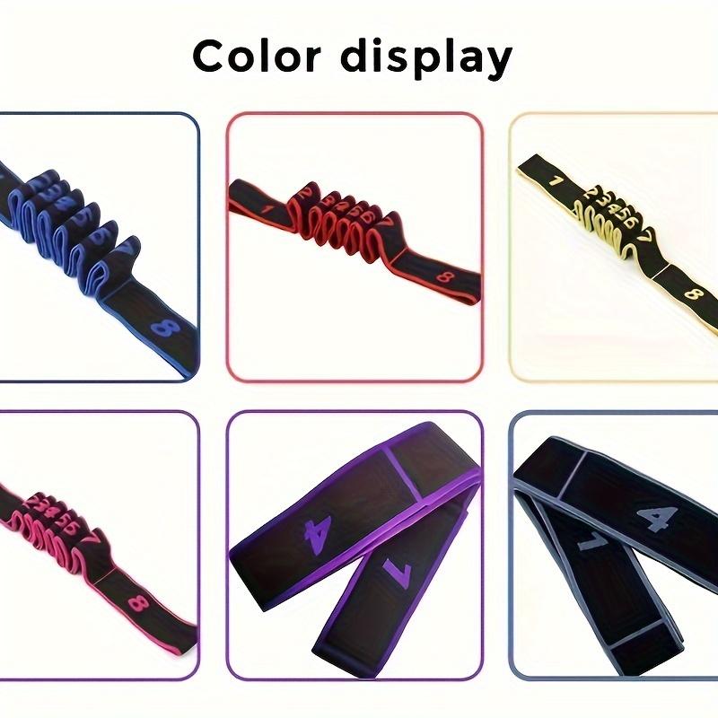 Yoga Elastic Band - Yoga Number Band Shoulder and Back Opening Fitness Resistance Band Tension Band Stretching Band Stretching and Muscle Tension Band - Latex - For Yoga, Pilates & Stretching - Suitable for All Fitness Levels - Great Gift for Fitness Enth