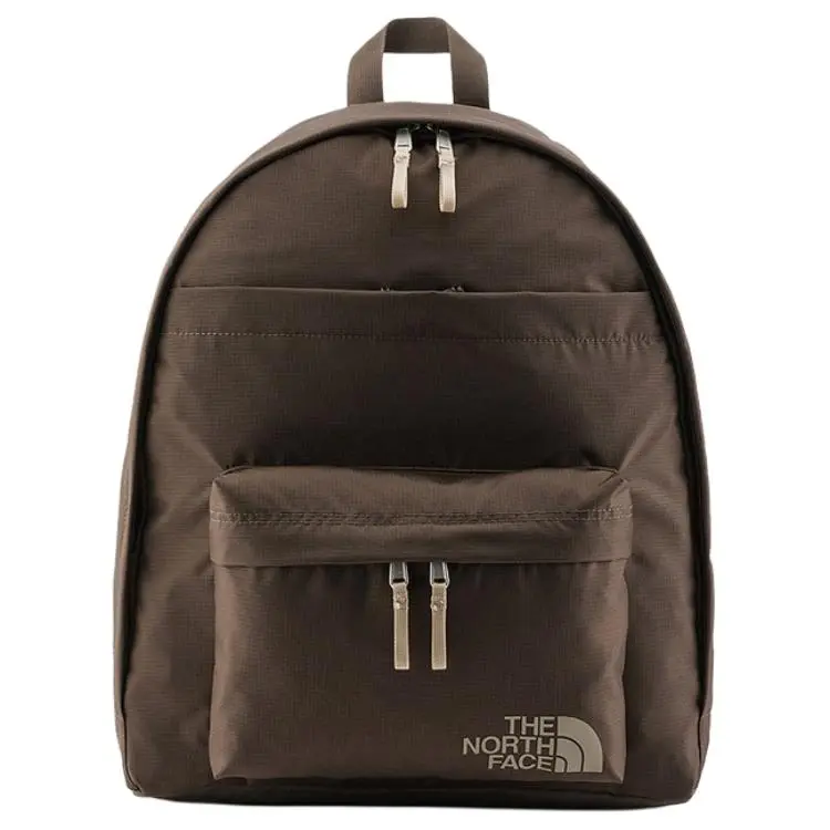 The North Face 28.7L Backpack – Unisex Outdoor Hiking Bag with Logo Zip Closure, Falcon Brown Nylon