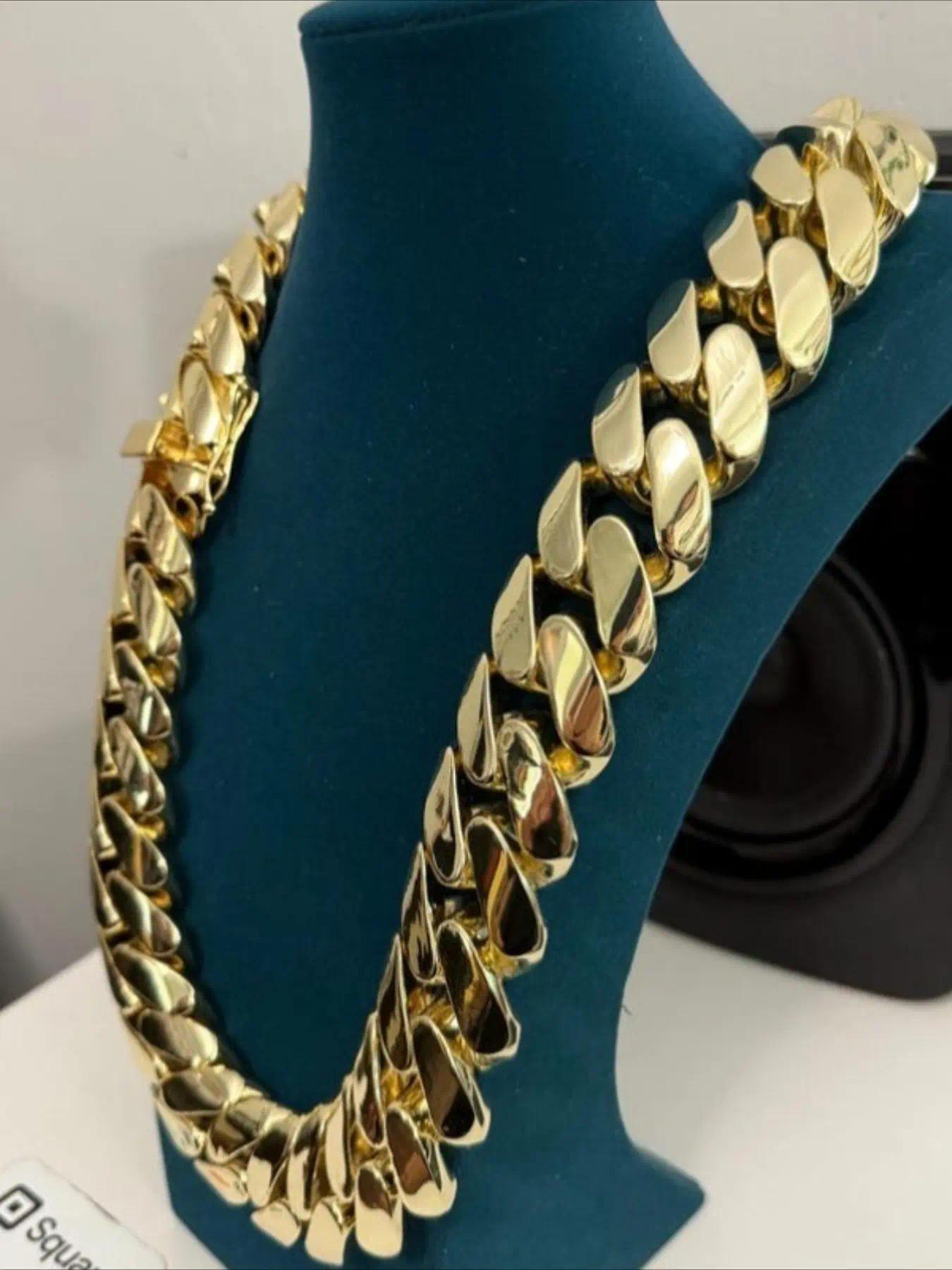 【Free Extra 8-inch Bracelet】22mm Wide Men's Hip Hop Style Monte Carlo ...