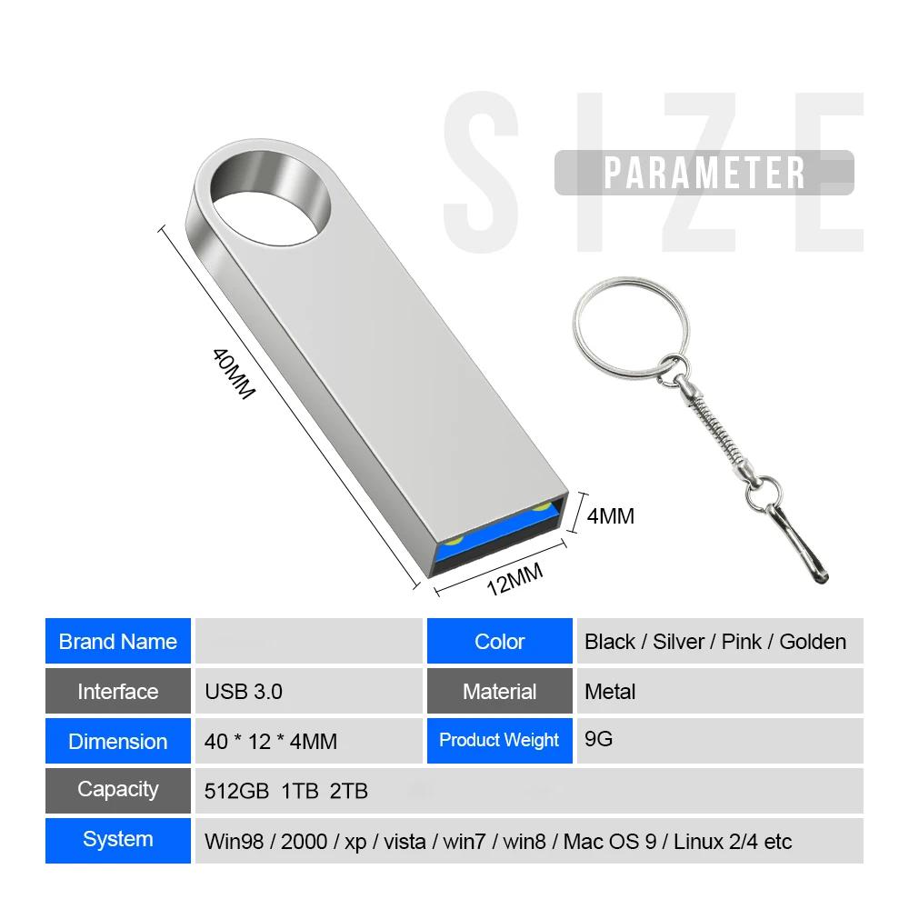 New 2026 Metal Pen Drive  Usb Flash Drives High Speed Pendrive  Memoria Usb 3.0