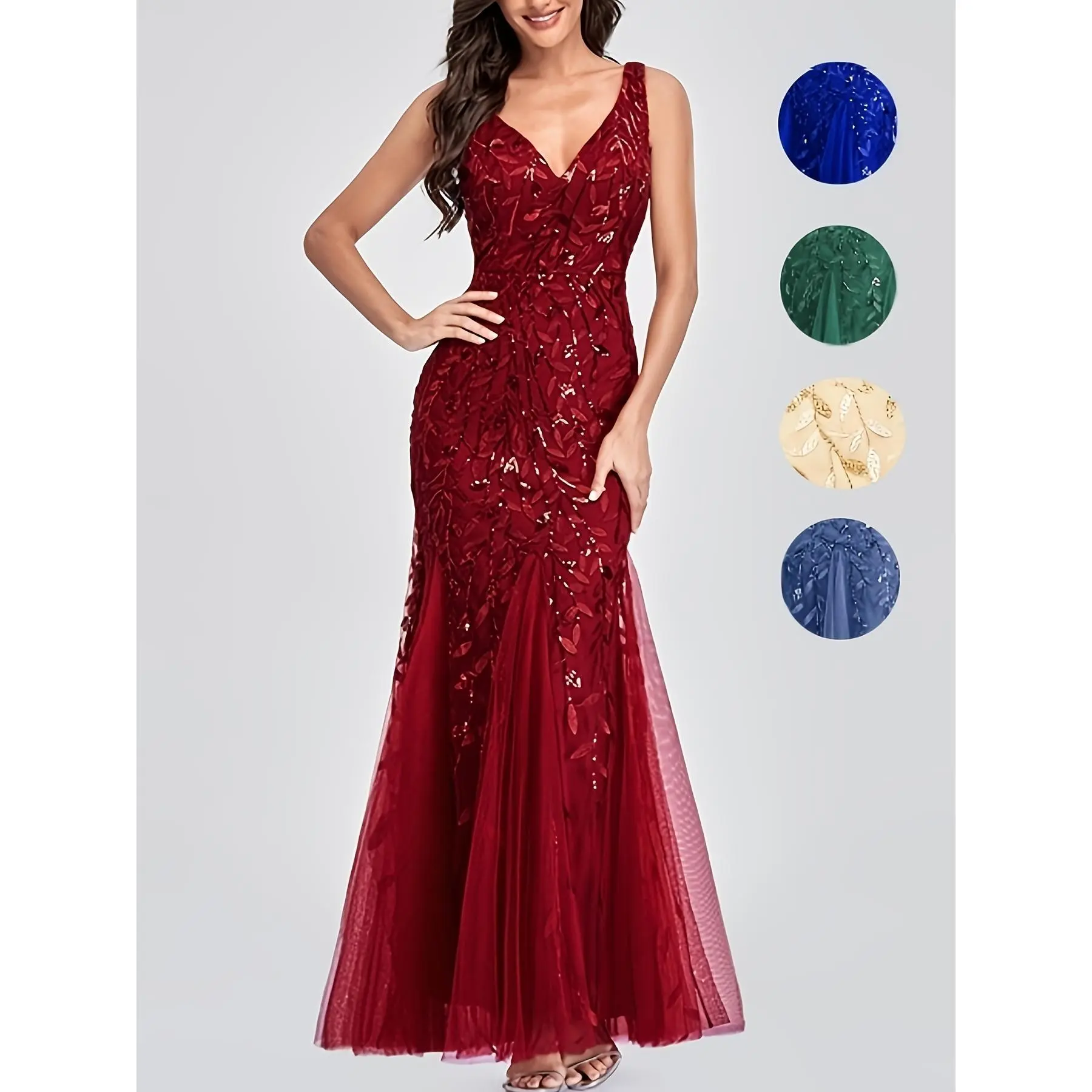 prom,nigeria,Off-Shoulder,Satin,Silk Maxi Dress,purple,white,guest,Evening Dresses for Women, Elegant Embroidered Dresses in Multiple Colors, Body-hugging Mermaid Skirt, Patchwork Lace Women's Long Dress, Wedding Gown, Christmas Party Attire, Women's Brid