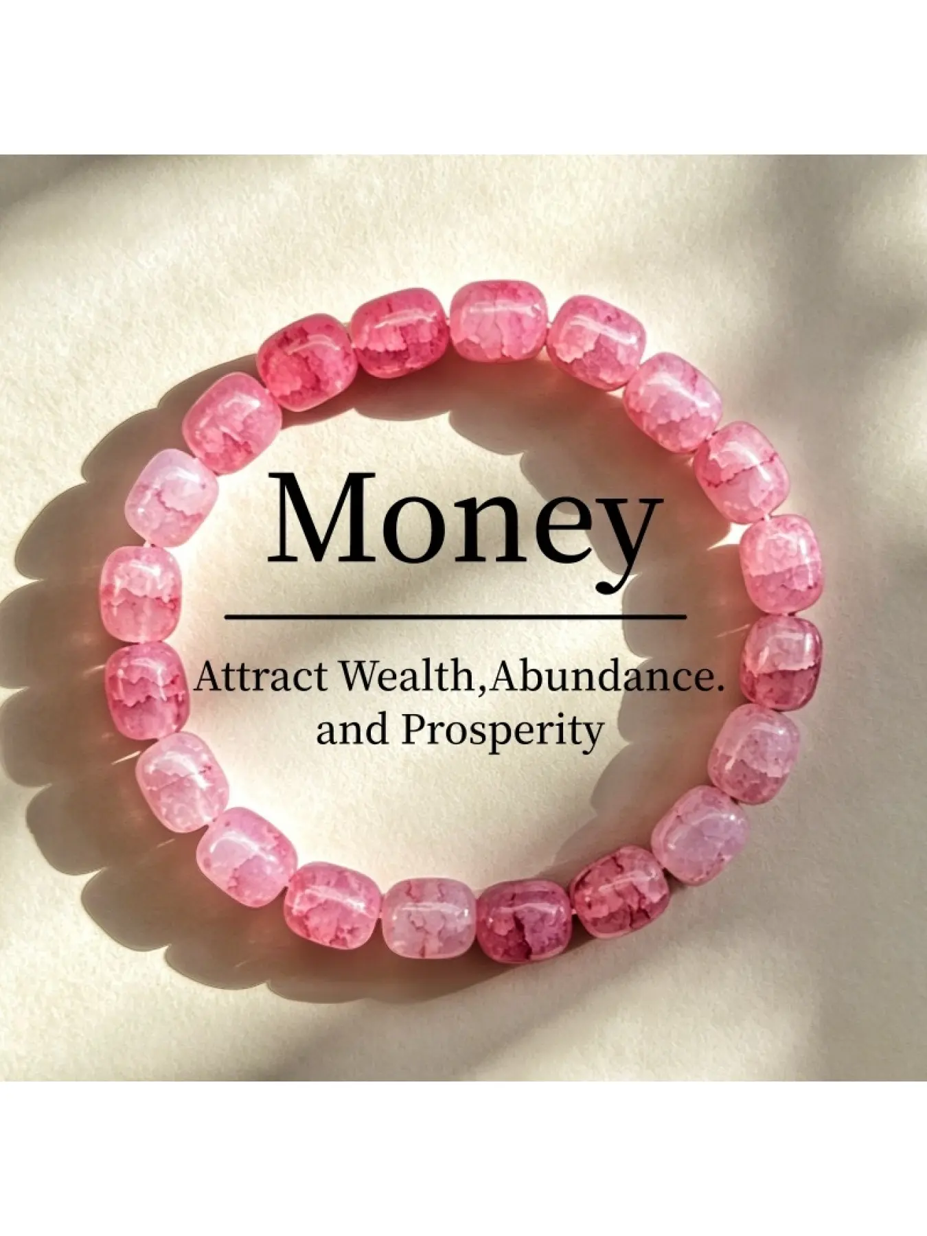Natural Agate Crystal Money Magnet Bracelet Attract Wealth Abundance Lucky Charm for Men Women Birthday Christmas Gift for Dad Mom