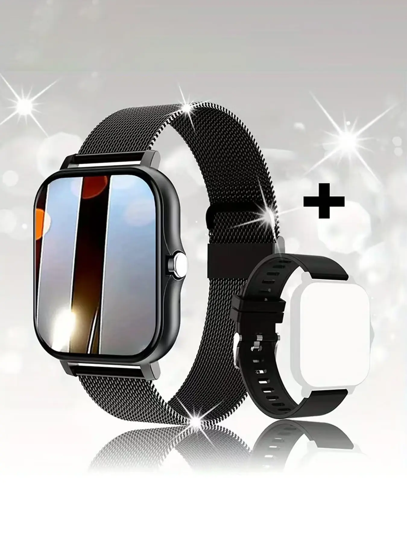 Women's Smart Watch 1.83inch Touchscreen, Bluetooth-compatible, Blood Pressure & Sleep Monitoring, Bluetooth-compatible Calls, Multiple Bands, Multilingual