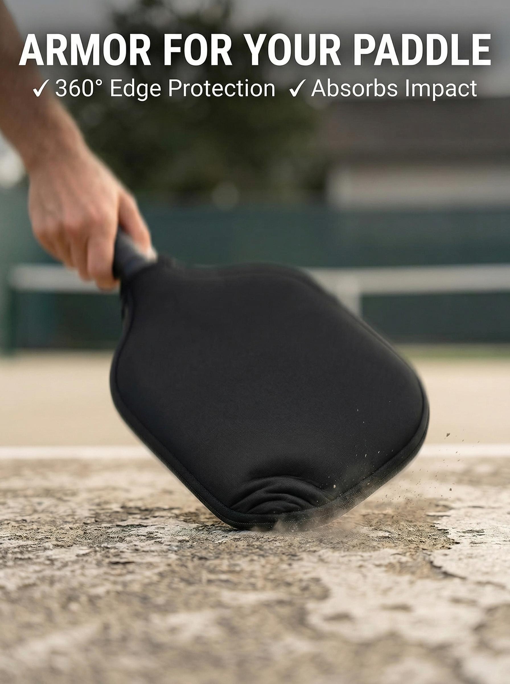 Durable Neoprene Pickleball Paddle Cover – Water-Resistant, Scratch-Proof Sleeve, Protective Racket Cover & Pickleball Protective Gear