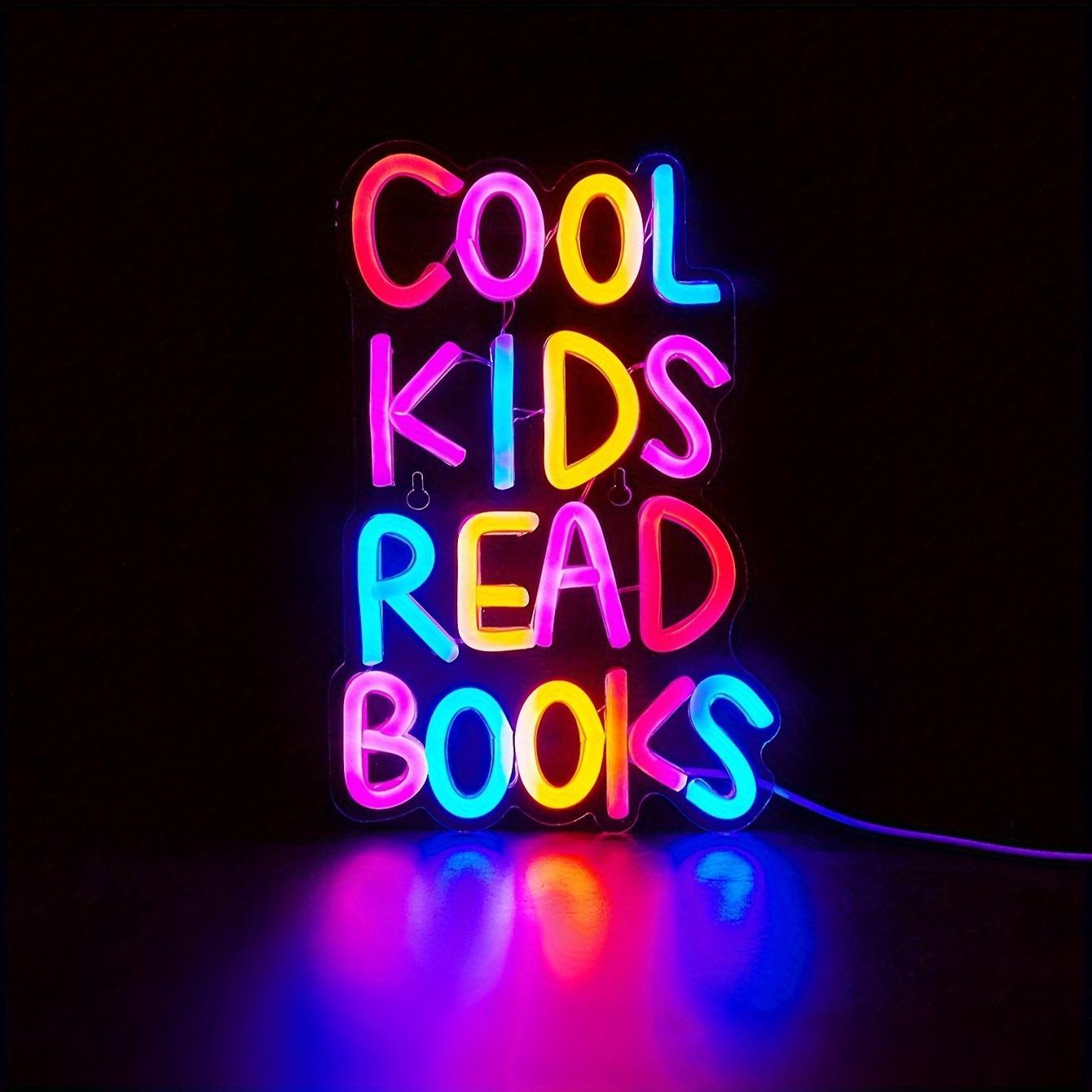 Neon Alphabet Letter Light for Kids Room Decor, USB Powered Indoor Lighting Gift for Girls Boys Birthday Christmas Present