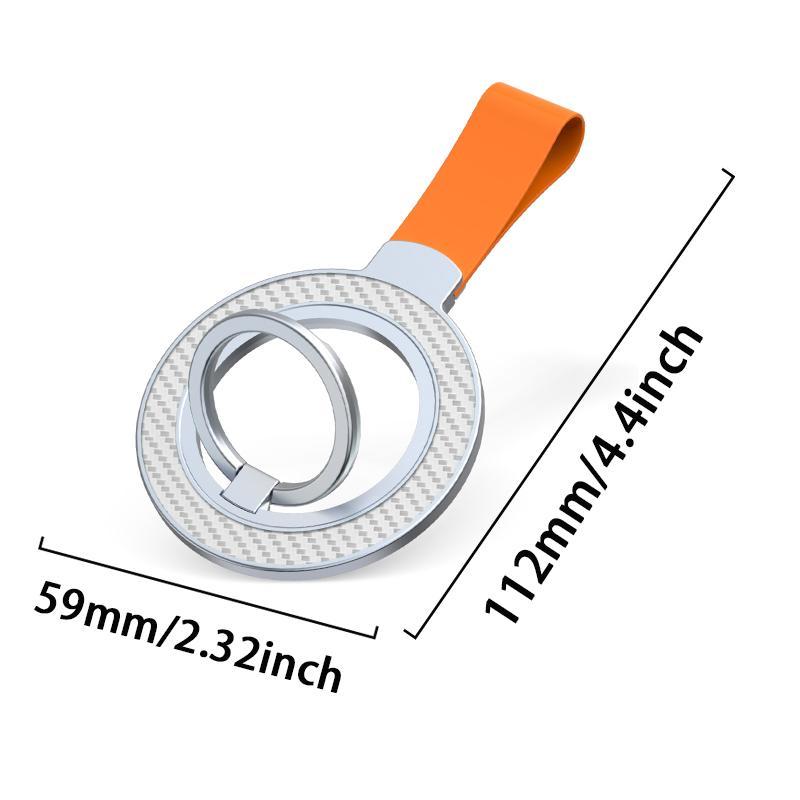 Magnetic Phone Finger Ring Holder, 360 Degree Rotatable Phone Stand, Portable Phone Holder for Home Office Gym Kitchen Desktop Use, Magnetic Smartphone Holder