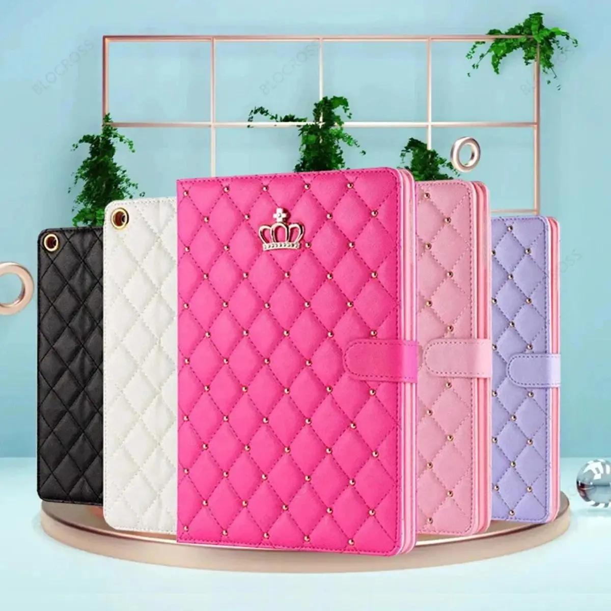 Funda Case for IPad 10th Gen Pro11 Air11 A16 Air5 IPad 10.2 mini6 7 Lambskin Stand Smart Case for iPad Air1 2 5th 6th Gen 9.7"