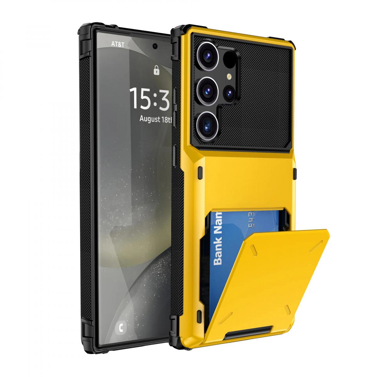 Phone Case For Samsung Galaxy S24 S23 FE S25 S26 Ultra S22 S21 Plus A17 A16 A06 A15 A25 A35 A55 Wallet With Card Holder Cover