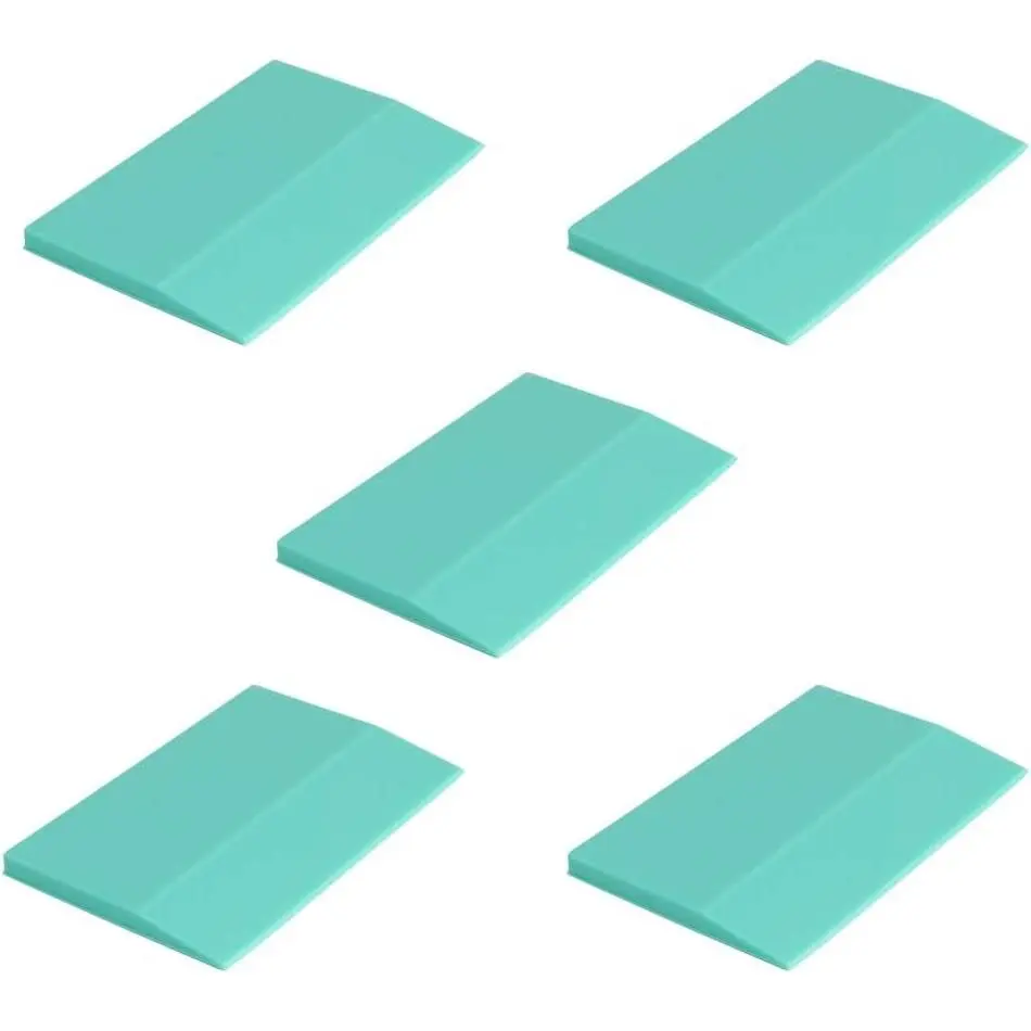 Pack of 5 Screen Printing Squeegees, Self-Adhesive Screen Stencil Printing Squeegee, Rubber Squeegee Screen Printing Tools for Applying Chalk Paste or Ink
