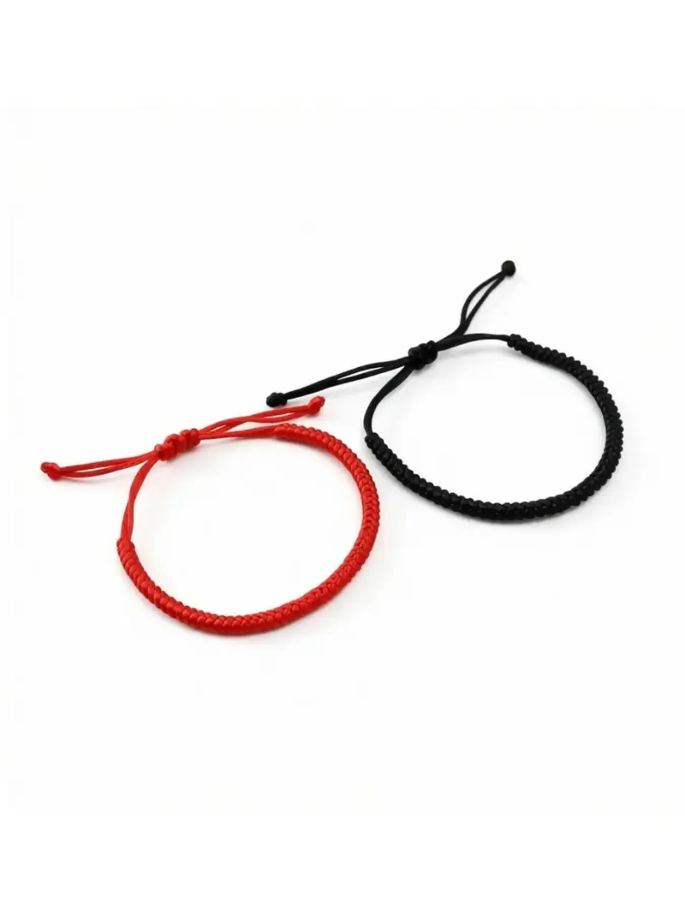 This two-in-one small bracelet is hand-woven by men and women and can be worn by couples as a wristband, Fashion Bracelet, Couples Bracelets, 2-piece Rope Knot Bracelet Set, Lucky Guardian Accessories