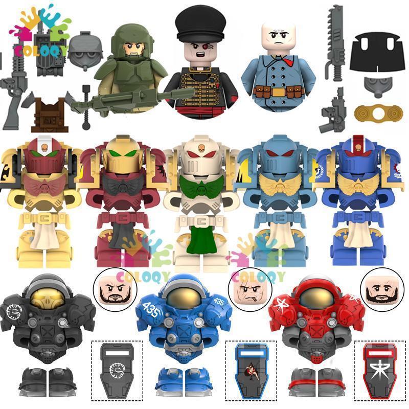 Kids Toys Game Anime Building Blocks Steel Armor Soldiers Mini Action Figures MOC Model Toys For Kids Christmas Gifts popular