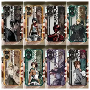 Levi Ackerman Shingeki No Kyojin Anime Phone Case for iPhone 17,16,15,14,13,12,11,Pro,Max,Plus Phone Cover - Corner Protector Bumper, Smartphone Cellphone Handheld Devices Accessories