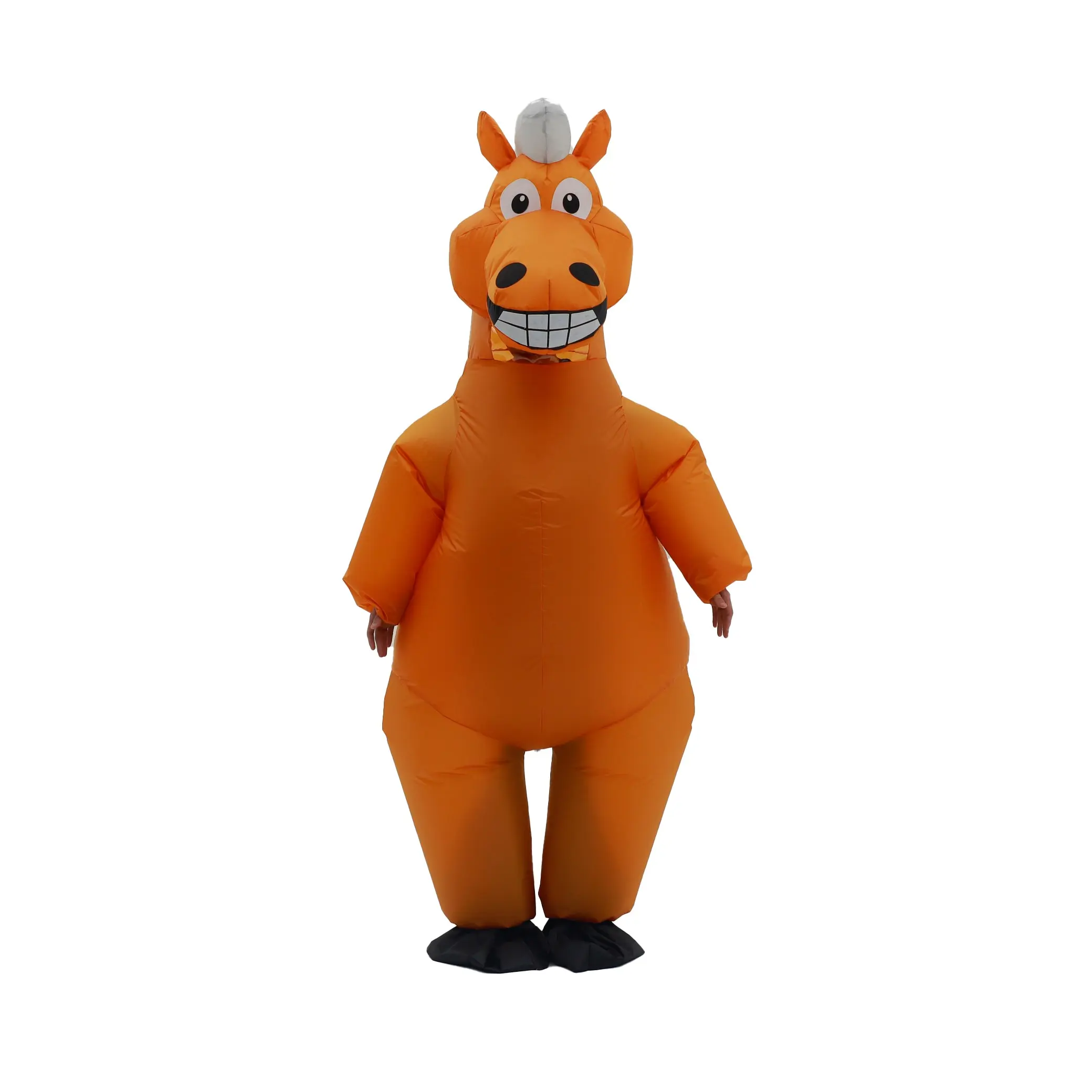 Adult Inflatable Horse Costume, Fun Full-Body Horse, Universal Size Inflatable Animal Clothing, Halloween, Role Play, Party