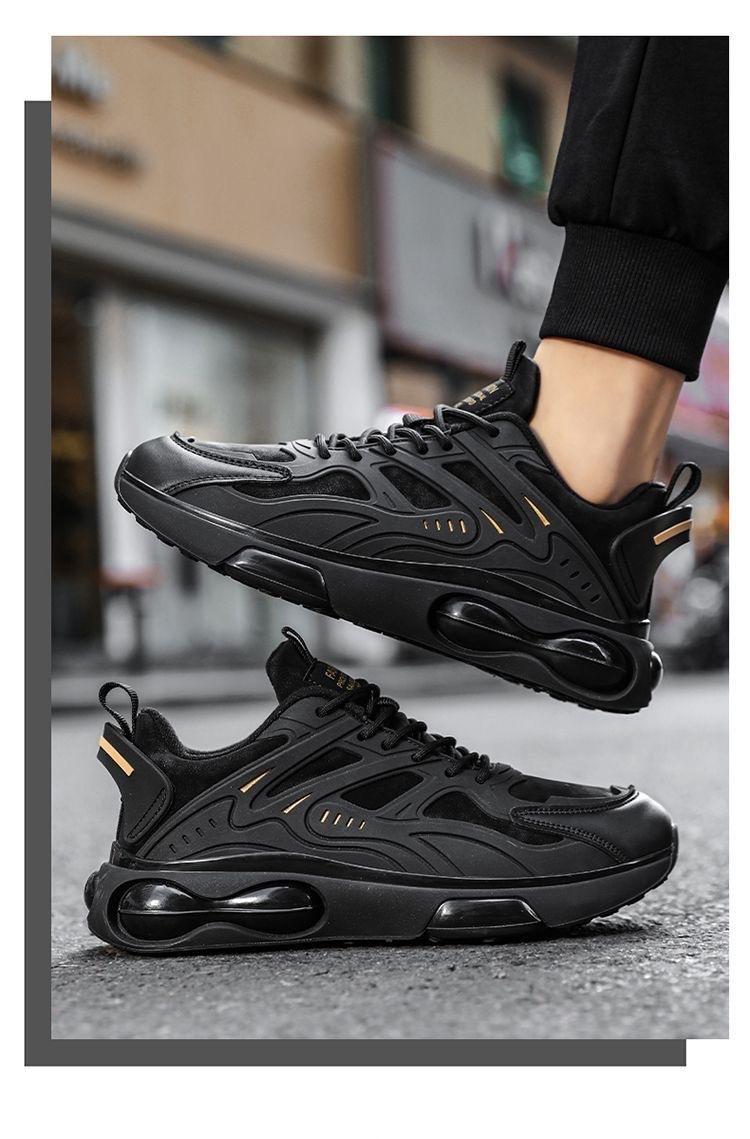 Men's Shoes 2026 Spring and Autumn New Breathable Shoes Men's Trendy Versatile Thick-Soled Casual Sports Shoes Mesh Dad Shoes