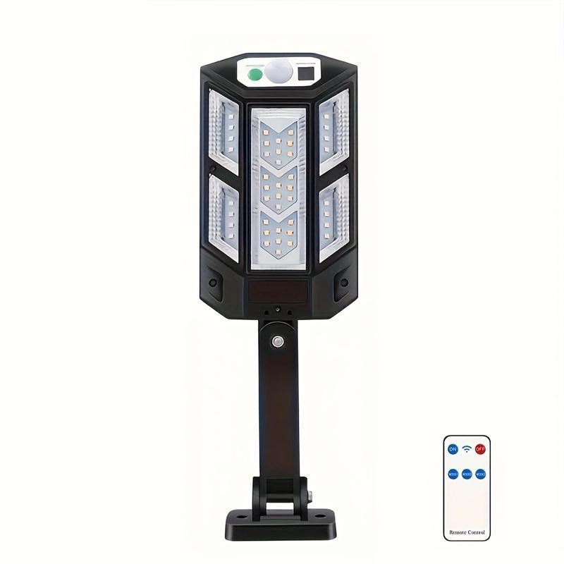 Super Bright 43 LED Solar Light with Motion Sensor and Remote Control, Outdoor Garden Street Lighting, 3 Adjustable Modes, Easy Home Installation