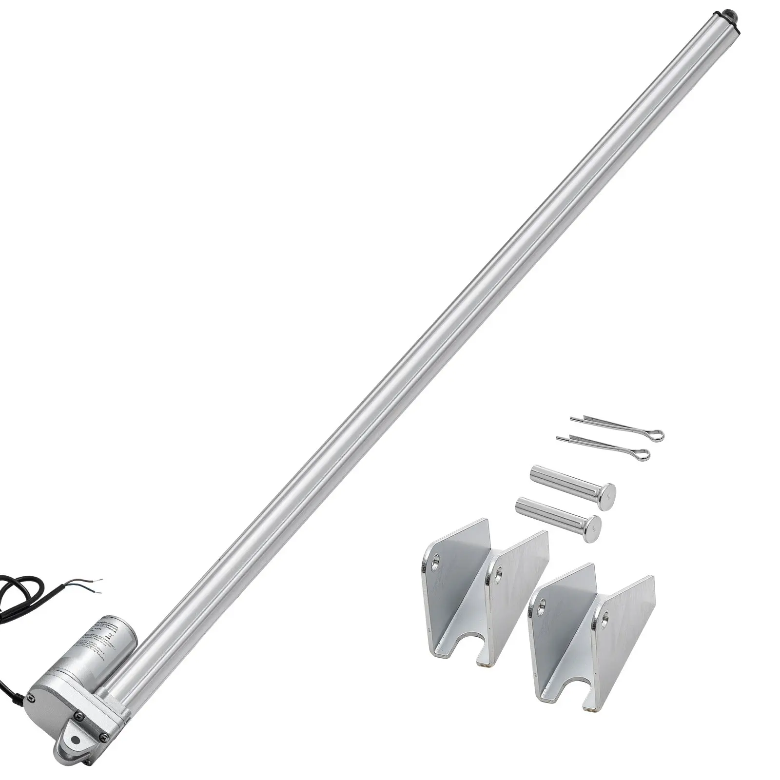 VEVOR 12V Linear Actuator, 40 Inch IP65 Waterproof Linear Actuator, 675lbs/3000N 0.2"/s Motion Actuators with Mounting Bracket for Outdoor Use