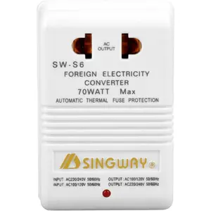 120v to 240v Converter + 110V/120V 220V/240V Step 70W Step‑Up&Down Voltage Converter Transformer (CN Standard Plug) up/Down Travel Adapter Suitable for Electrical Appliances Under 30w Plug