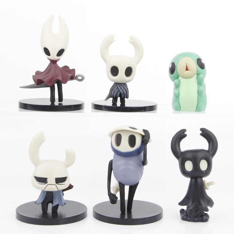 6pcs/set Hollow Knight Action Figure PVC Doll Game Anime Collection Model Toys