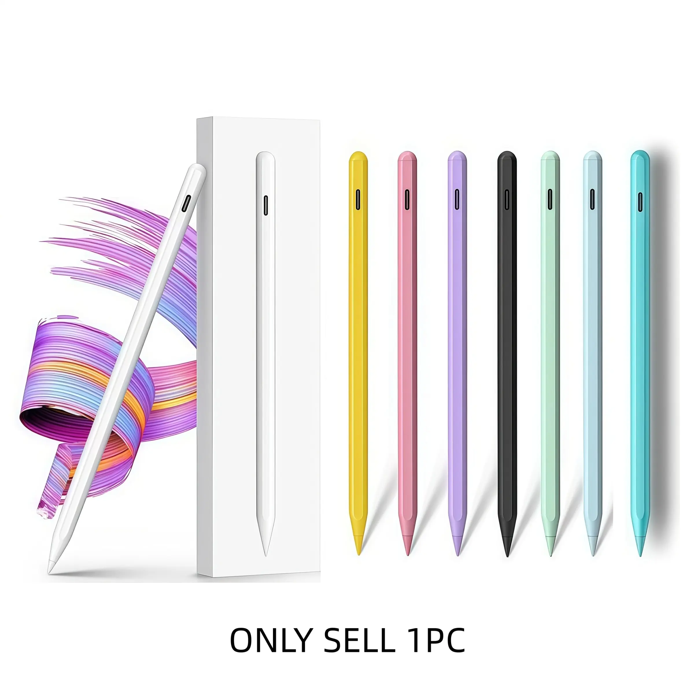 Active Stylus Pen, Fast Charging Stylus, Tablet Pen for iPad 6th-11th Gen, Air 11/13-Inch 3rd-5th Gen, Pro 11"/12.9"/13", Mini 5th-6th Gen, Touchscreen Pen with Palm Rejection Tilt Sensitivity, Father's Day Gift