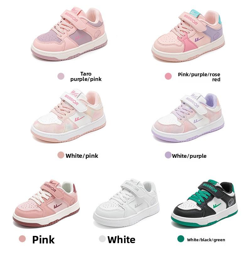 2026 Children's White Sneakers, New Spring/Summer 2026 Children's Sports Shoes, Lightweight Boys' Running Shoes