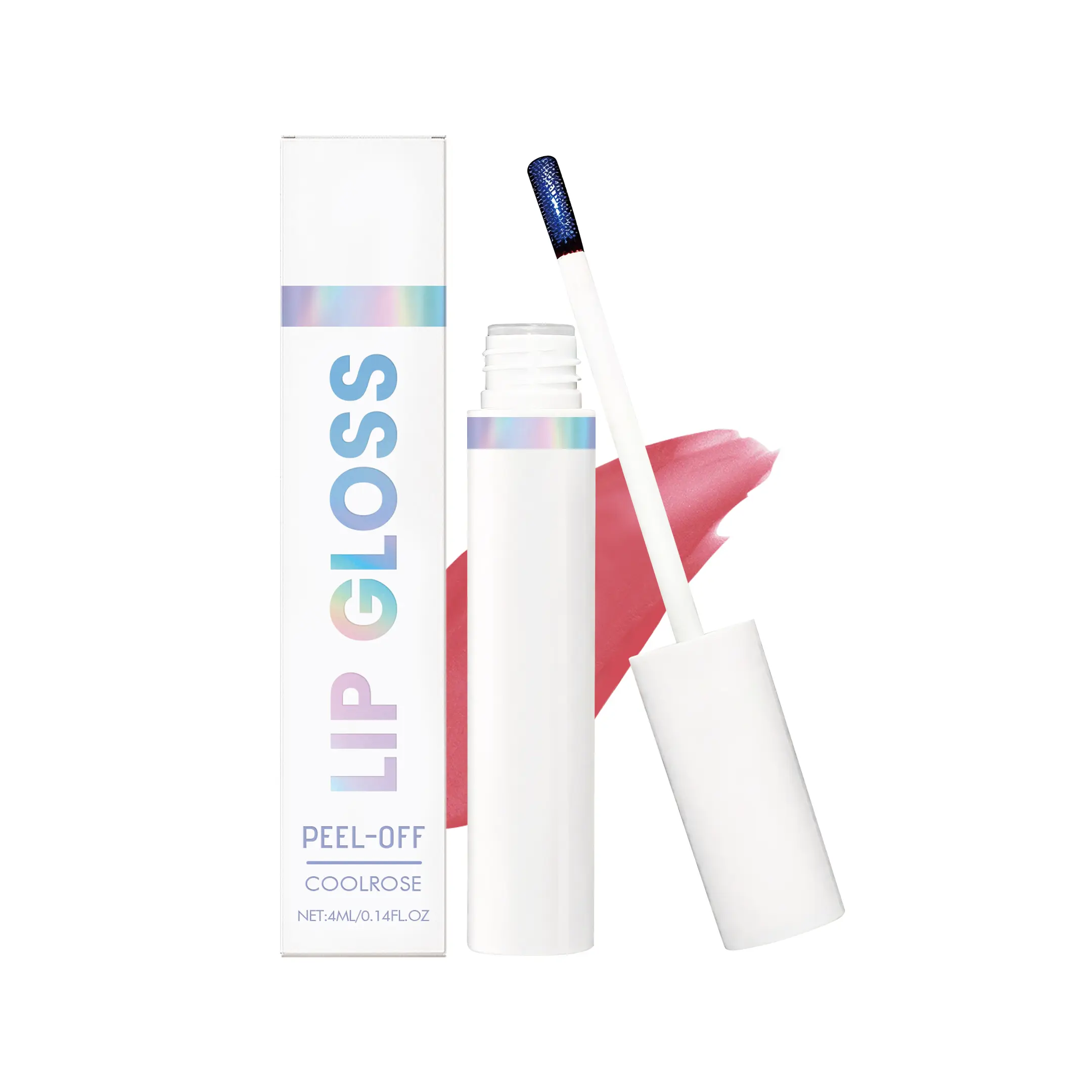 AMZ Peel-Off Lip Gloss (coolrose), Gentle For Daily Use Moisturizing And Hydrating The Lips, With Even Water Glow And Color Display It Is A Convenient Lip Gloss For Makeup