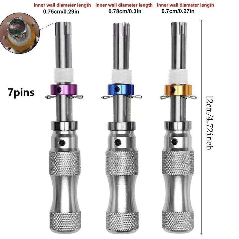 Tubular 7 Pins Tool Accessories, Stainless Adjustable Tool, Multipurpose Hand Tool Accessories for Home & Office Tubular 7 Pins Tool Accessories, Stainless Adjustable Tool, Multipurpose Hand Tool Accessories for Home & Office