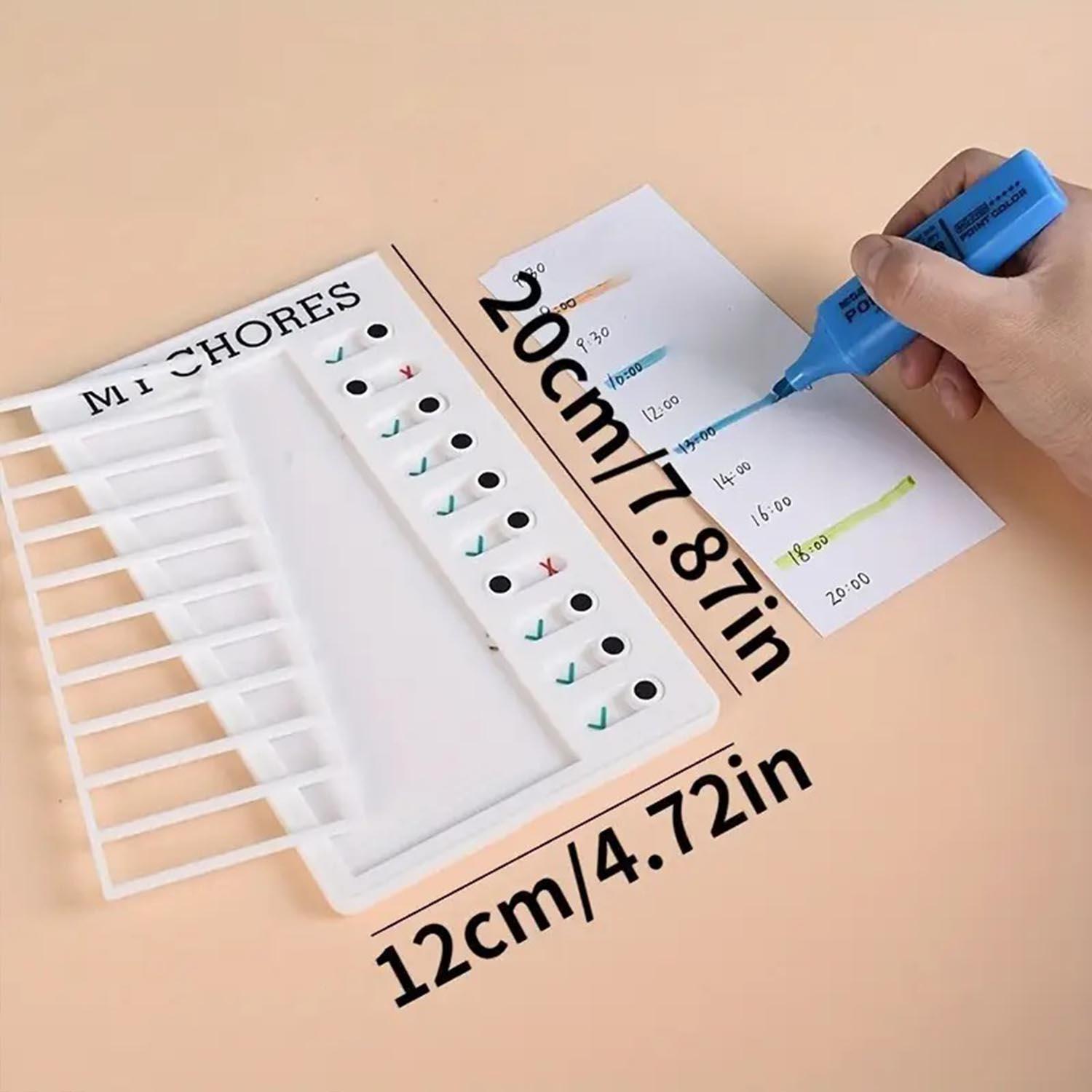 1pc ABS Resin Adult Housework Table, Portable To-do list, Rv List ...