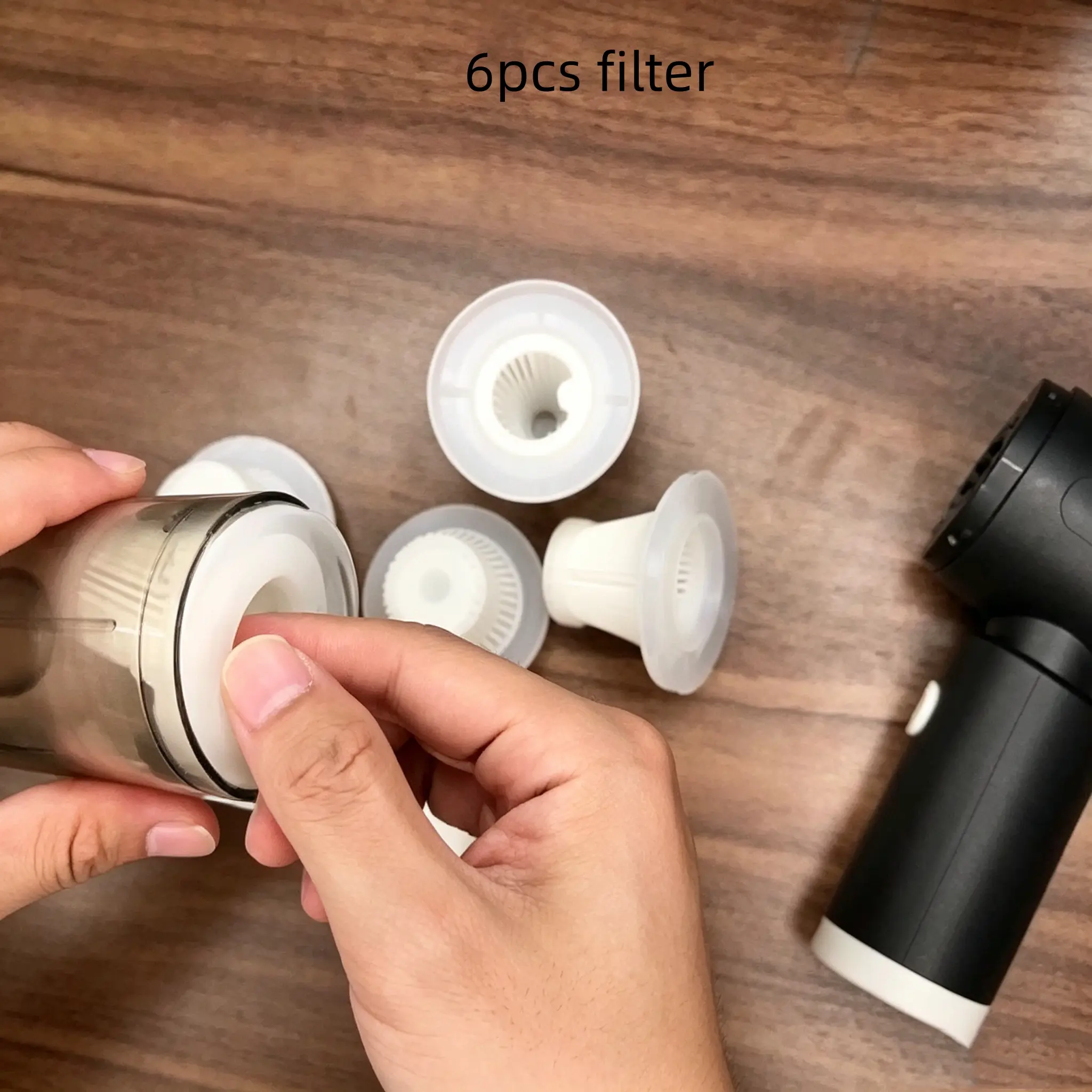 6 Pack Washable Vacuum Filters - High Efficiency Replacement Filter for Home & Car Vacuum Cleaners
