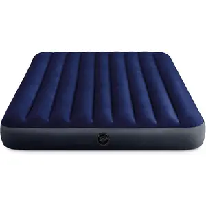 Intex Classic  Airbed Set with 2 Pillows and Double Quick Hand Pump,
