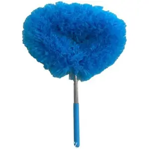 Ceiling Fan & Household Dust Buster,Extension Pole for Cleaning Lightweight Reusable Allergen Remover (Blue)